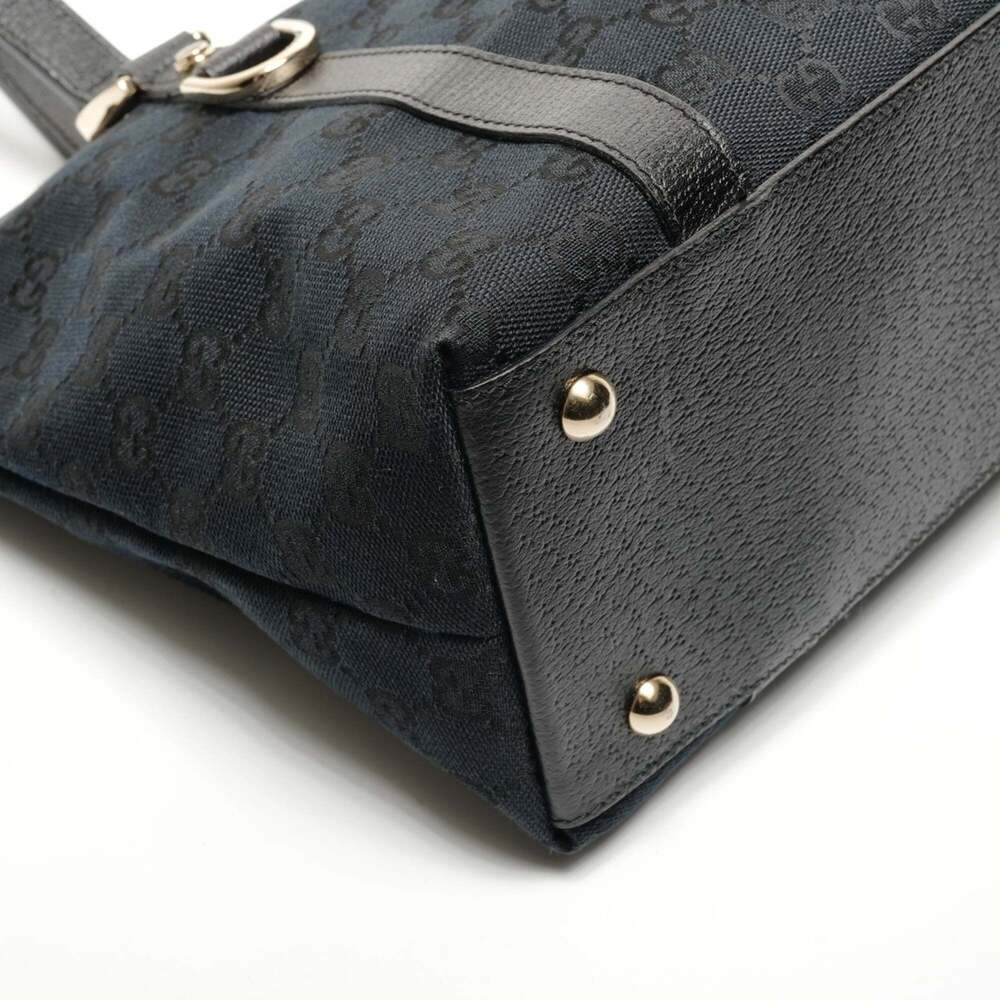 GUCCI Black Canvas Shoulder Bag - Picture 6 of 14